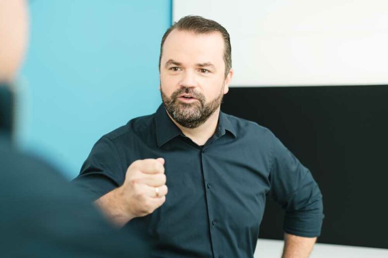 BizDev Ninja Stefan Greunz in his element